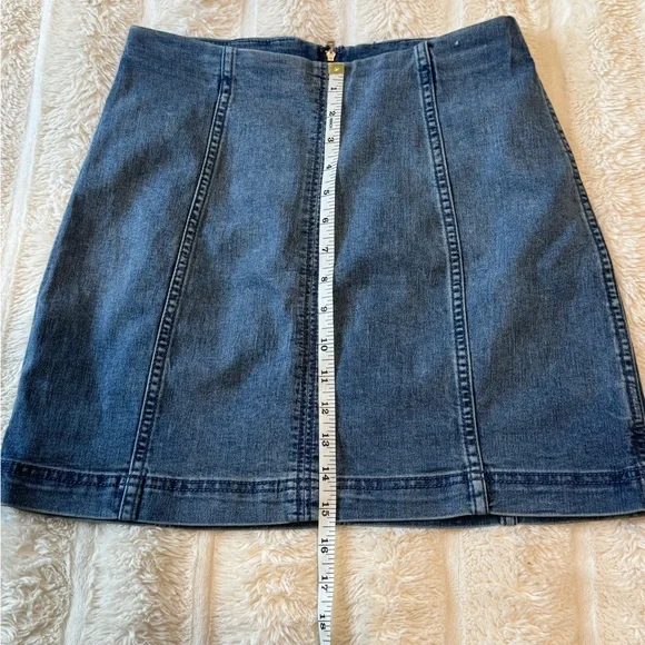 Free people we the free denim skirt size 6 - Picture 4 of 7